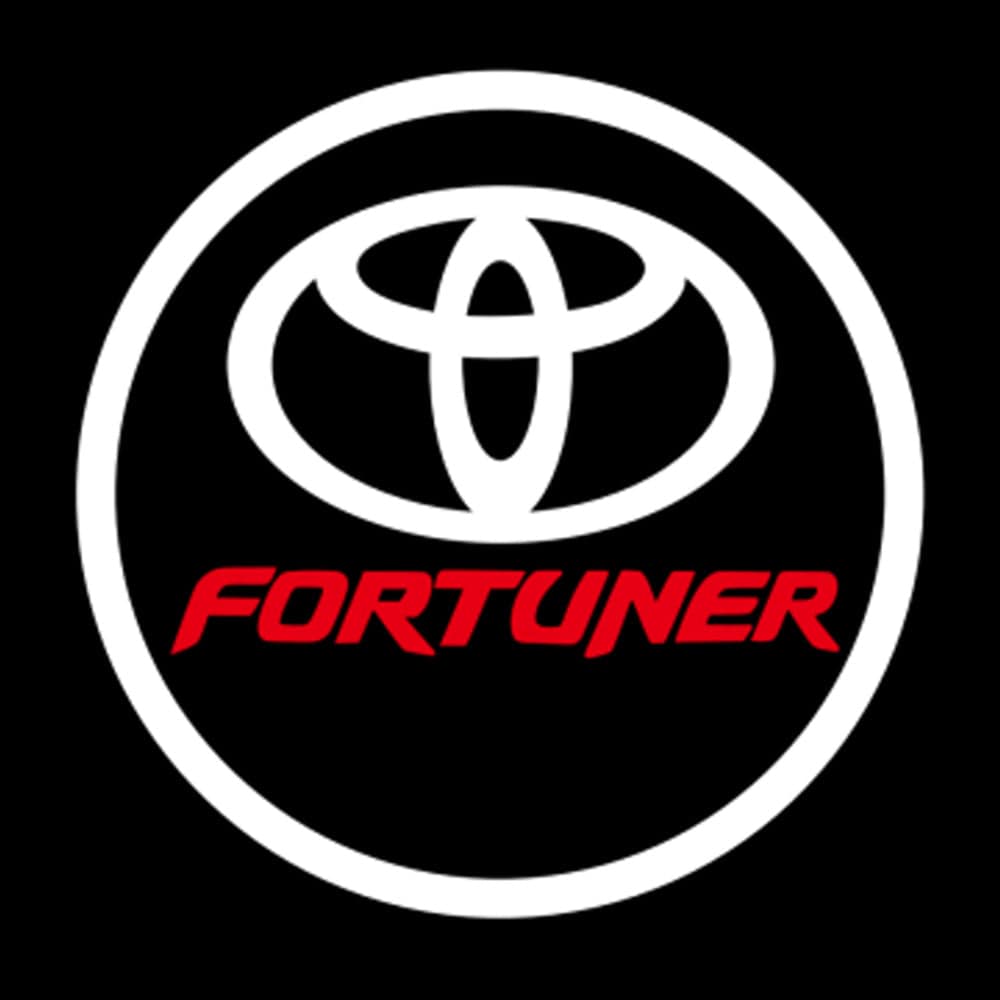 Toyota Fortuner 2nd Gen Premium Door Puddle Lights Various Designs 2015-2017