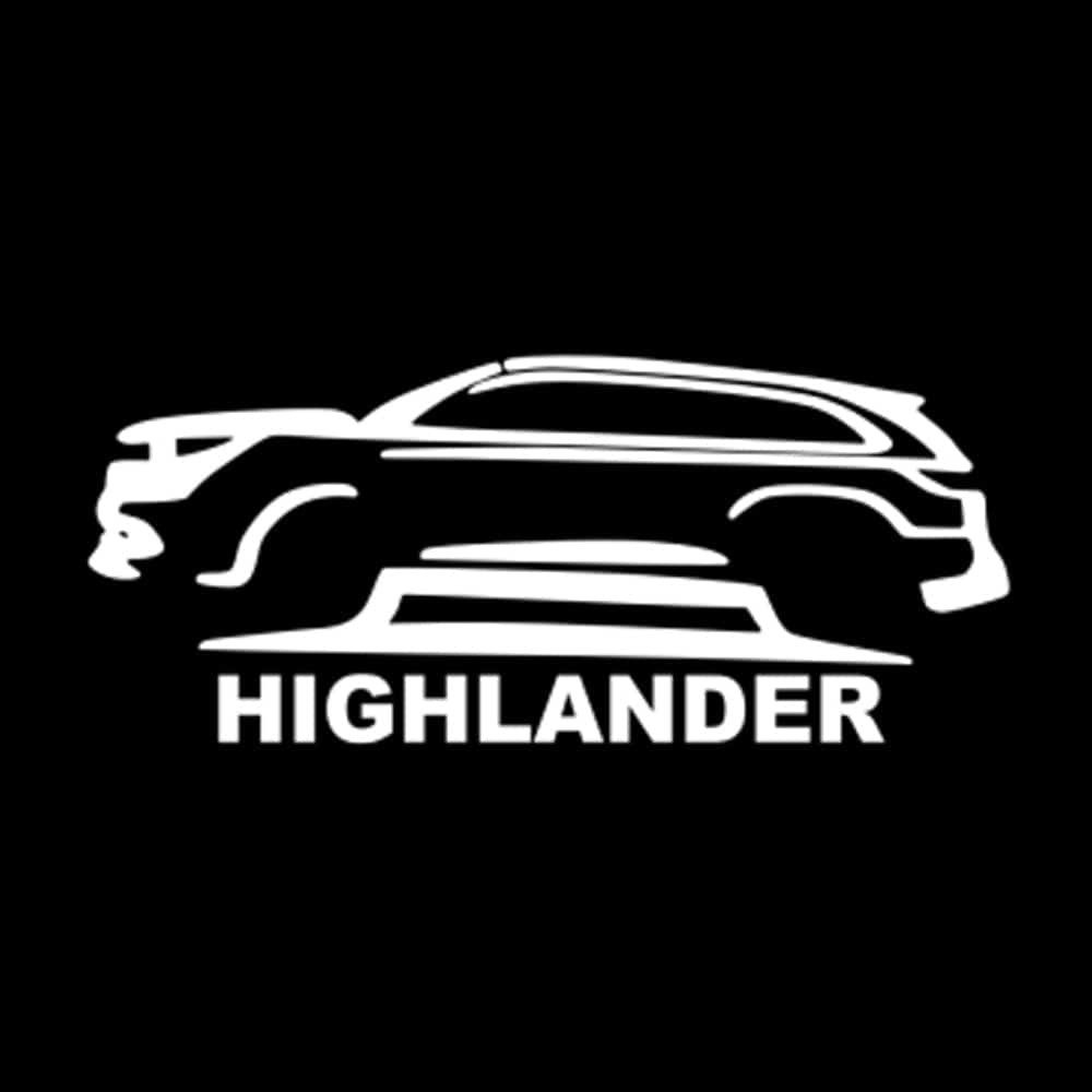 Toyota Kluger Premium Door Puddle Lights Various Designs 2008-2026