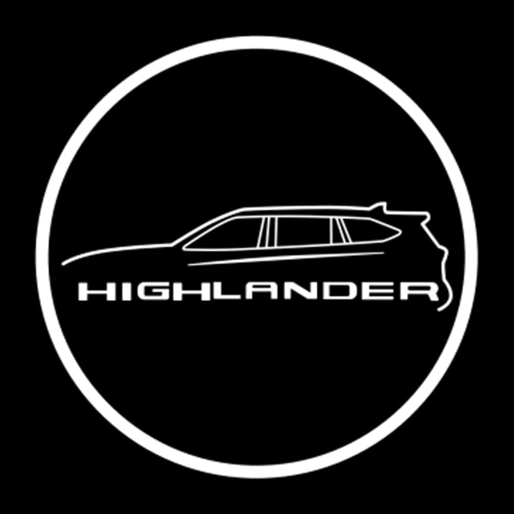 Toyota Kluger Premium Door Puddle Lights Various Designs 2008-2026