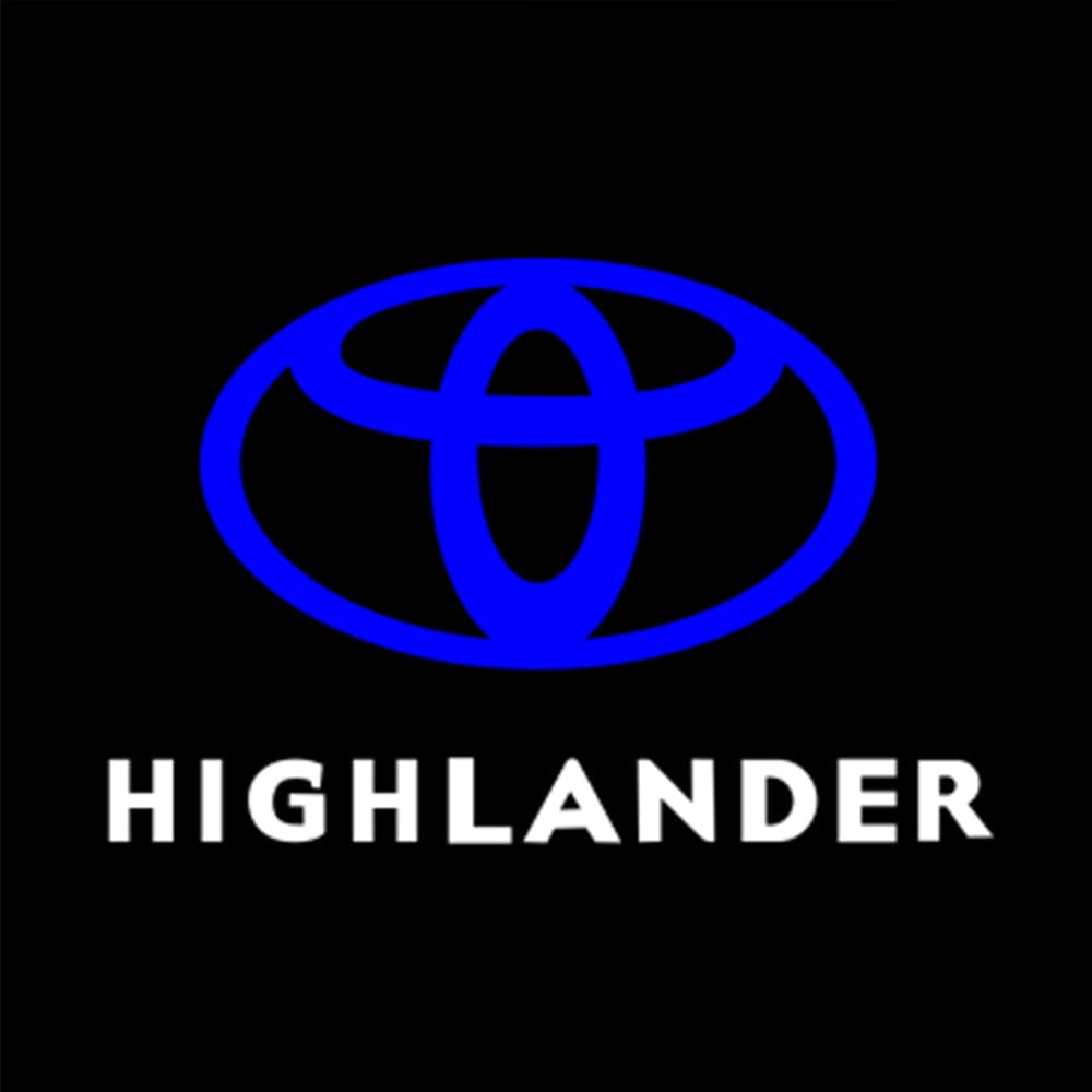 Toyota Grand Highlander Premium Door Puddle Lights Various Designs 2024-2026