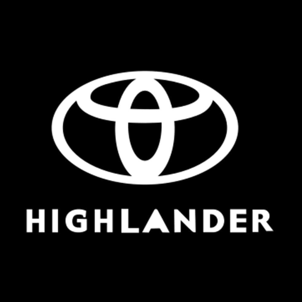 Toyota Highlander Premium Door Puddle Lights Various Designs 2008-2026