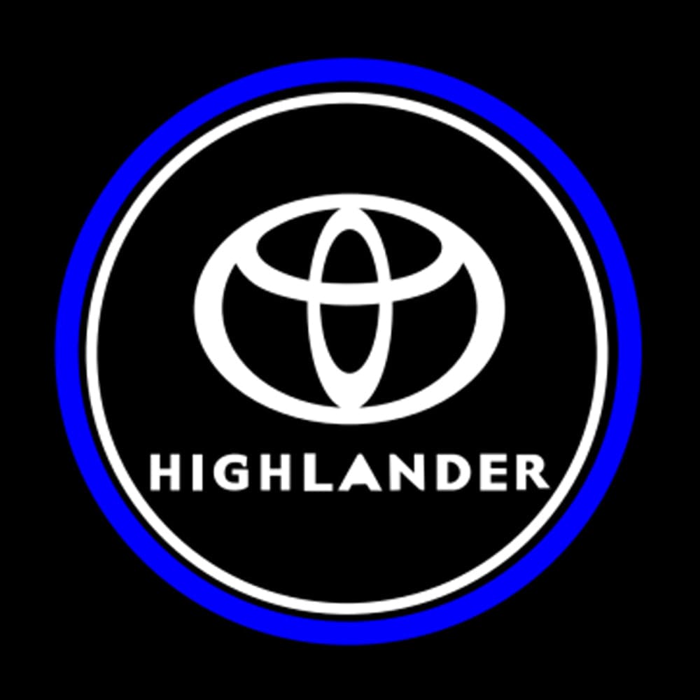 Toyota Highlander Premium Door Puddle Lights Various Designs 2008-2026