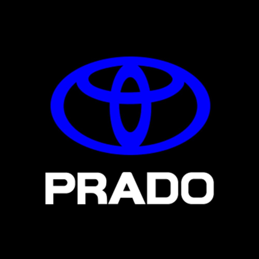 Toyota Prado 4th/5th Gen Premium Door Puddle Lights Various Designs 2010-2026