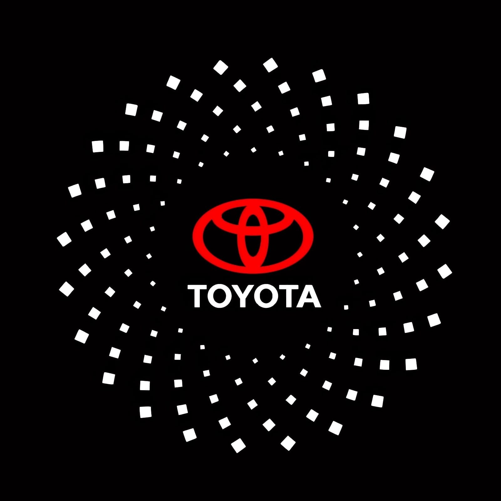 Toyota Fortuner 2nd Gen Premium Door Puddle Lights Various Designs 2015-2017
