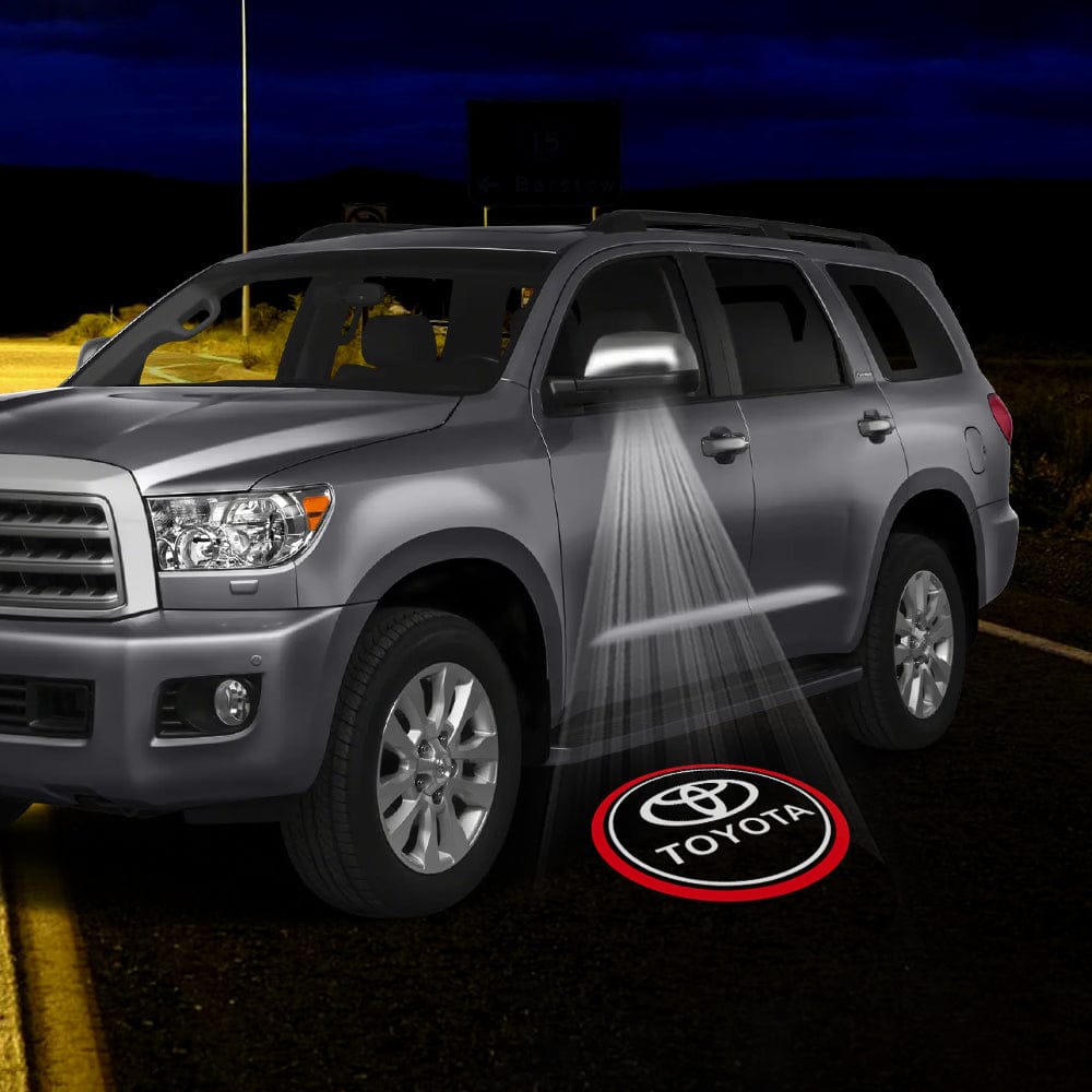 Toyota Sequoia 2nd Gen Platinum Premium Side Wing Mirror Puddle Lights Various Designs 2008-2022