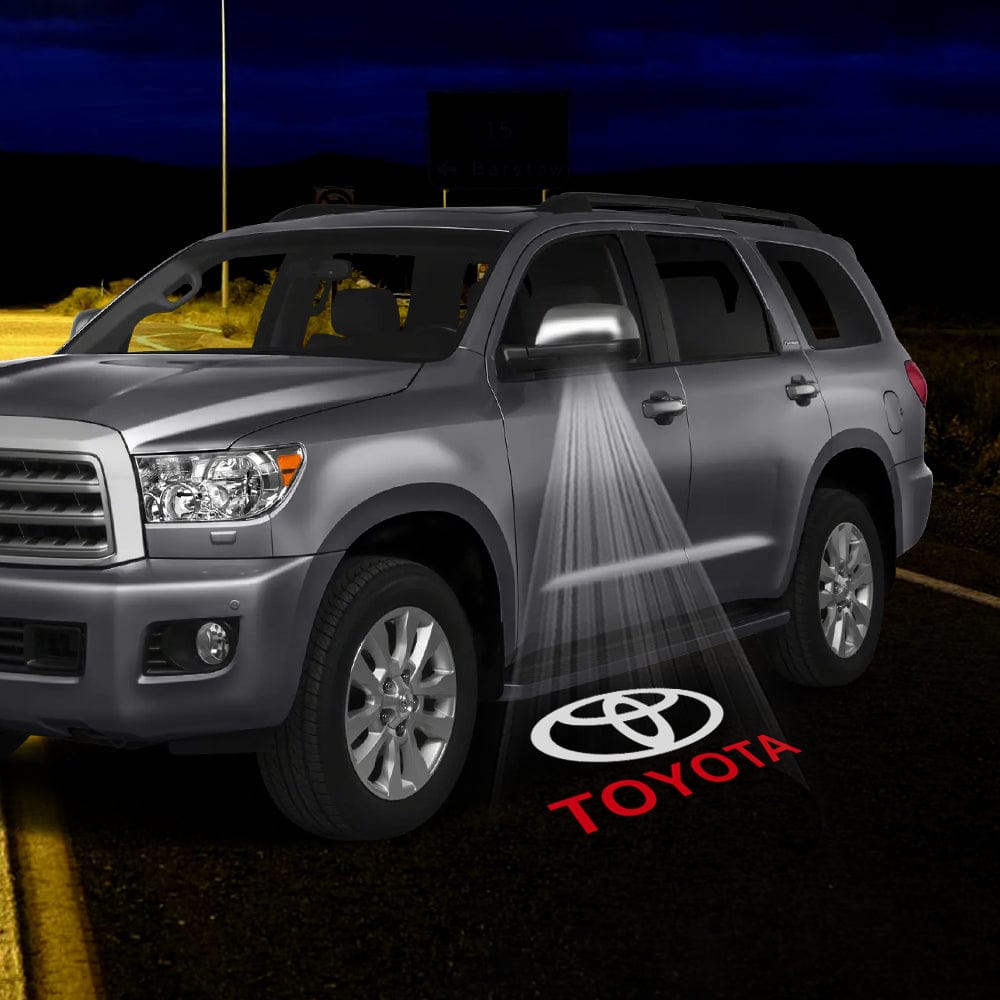 Toyota Sequoia 2nd Gen Platinum Premium Side Wing Mirror Puddle Lights Various Designs 2008-2022