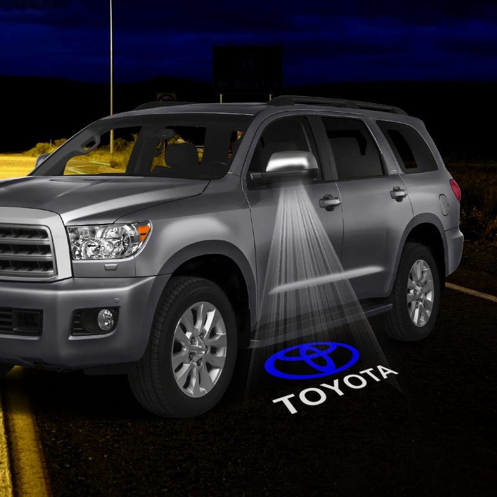 Toyota Sequoia 2nd Gen Platinum Premium Side Wing Mirror Puddle Lights Various Designs 2008-2022