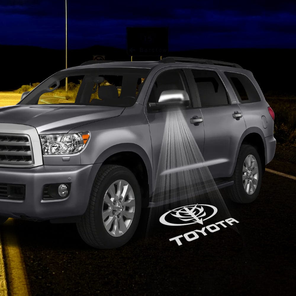 Toyota Sequoia 2nd Gen Platinum Premium Side Wing Mirror Puddle Lights Various Designs 2008-2022