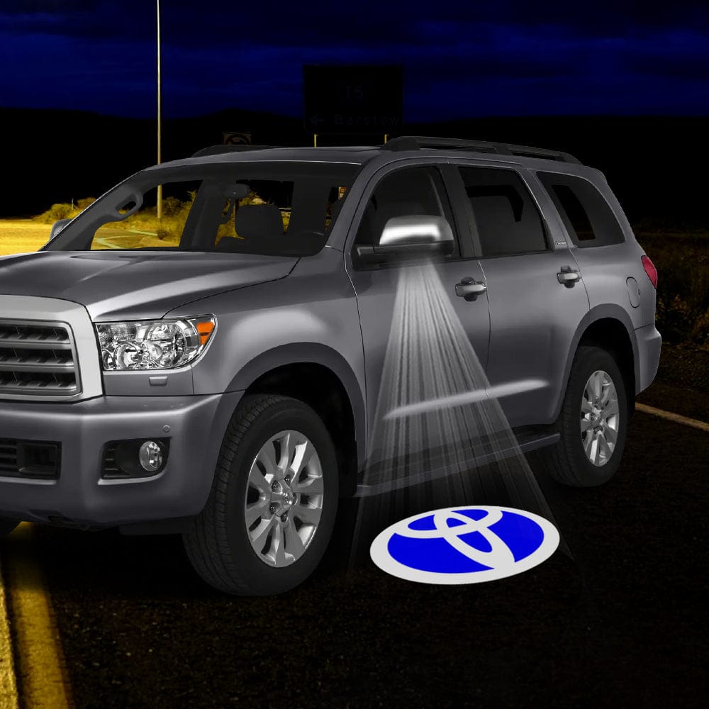 Toyota Sequoia 2nd Gen Platinum Premium Side Wing Mirror Puddle Lights Various Designs 2008-2022