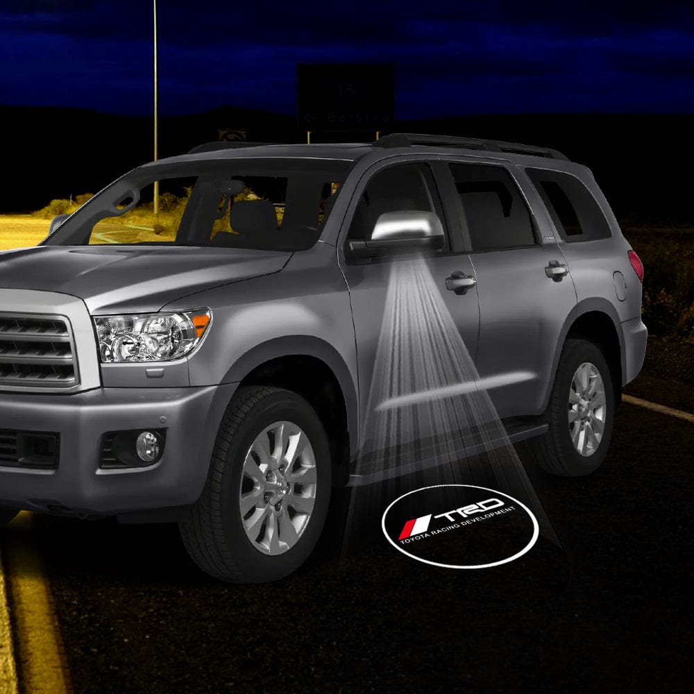 Toyota Sequoia 2nd Gen Platinum Premium Side Wing Mirror Puddle Lights Various Designs 2008-2022