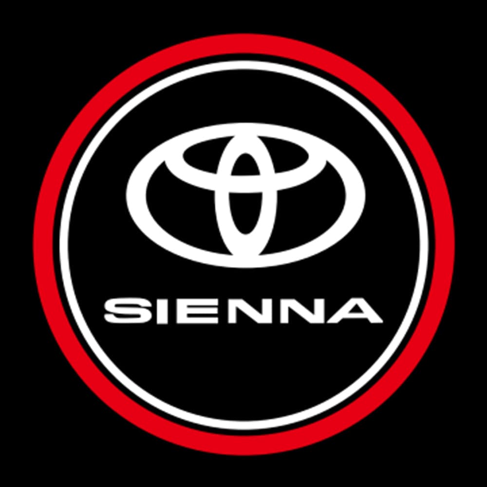 Toyota Sienna 3rd/4th Gen Premium Door Puddle Lights Various Designs 2011-2026