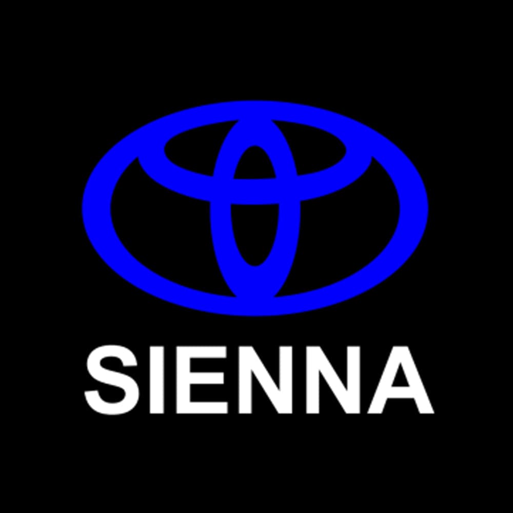 Toyota Sienna 3rd/4th Gen Premium Door Puddle Lights Various Designs 2011-2026