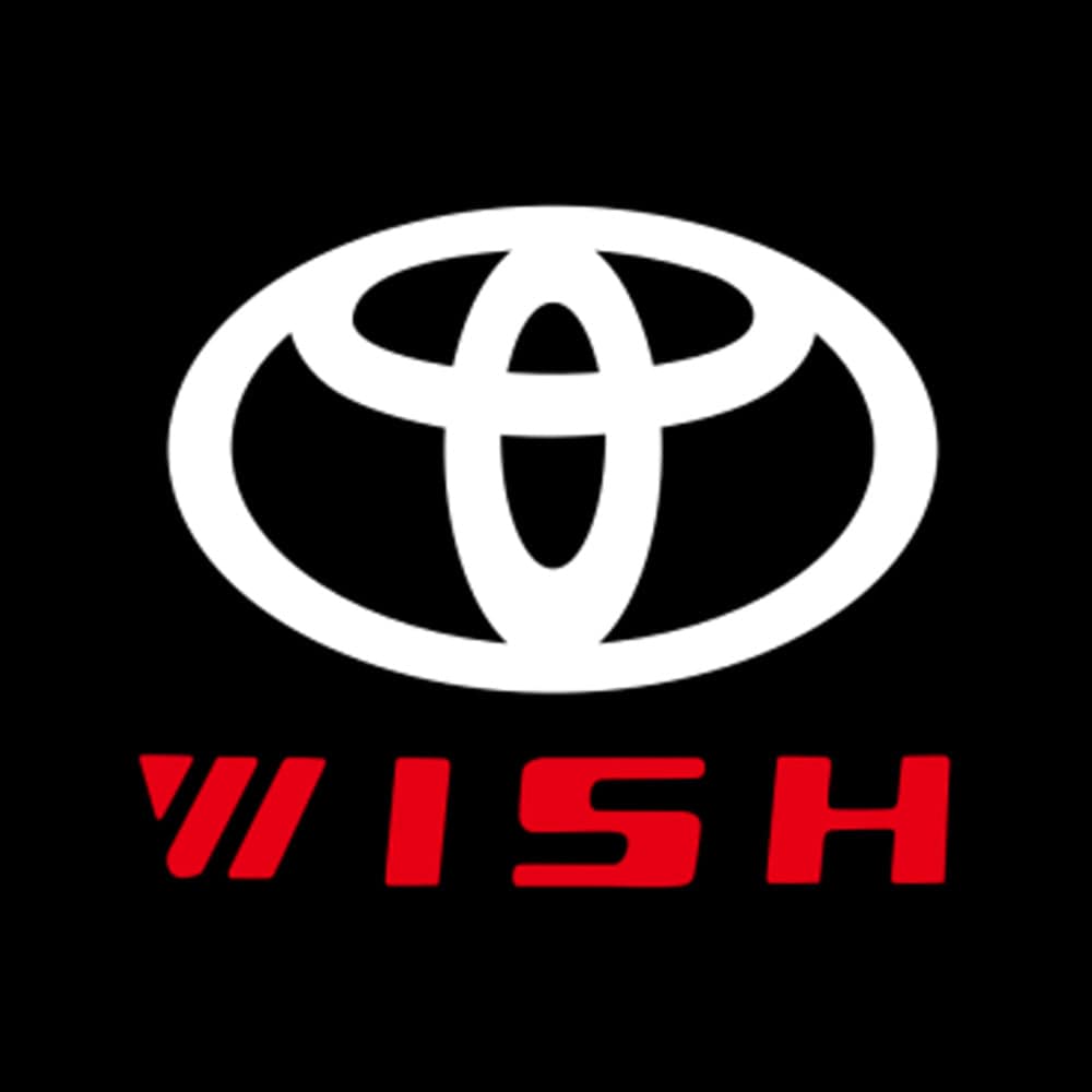 Toyota Wish 2nd Gen AE20 Premium Door Puddle Lights Various Designs 2009-2017