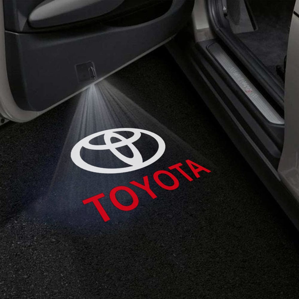 Toyota Yaris Door Stick On Puddle Lights Various Designs 1999-2026