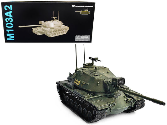 United States M103A2 Heavy Tank D12 Olive Drab "NEO Dragon Armor" Series 1/72 Plastic Model by Dragon Models free shipping USA - Rapid Vehicles