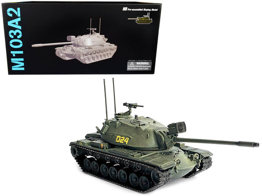 United States M103A2 Heavy Tank D24 Olive Drab "NEO Dragon Armor" Series 1/72 Plastic Model by Dragon Models free shipping USA - Rapid Vehicles