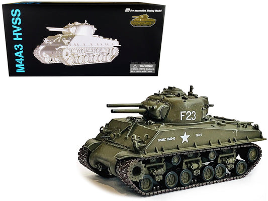 United States M4A3 HVSS POA - CWS - H5 Flamethrower Tank Olive Drab F - 23 "US Marine Corps Korea" (1951) "NEO Dragon Armor" Series 1/72 Plastic Model by Dragon Models free shipping USA - Rapid Vehicles