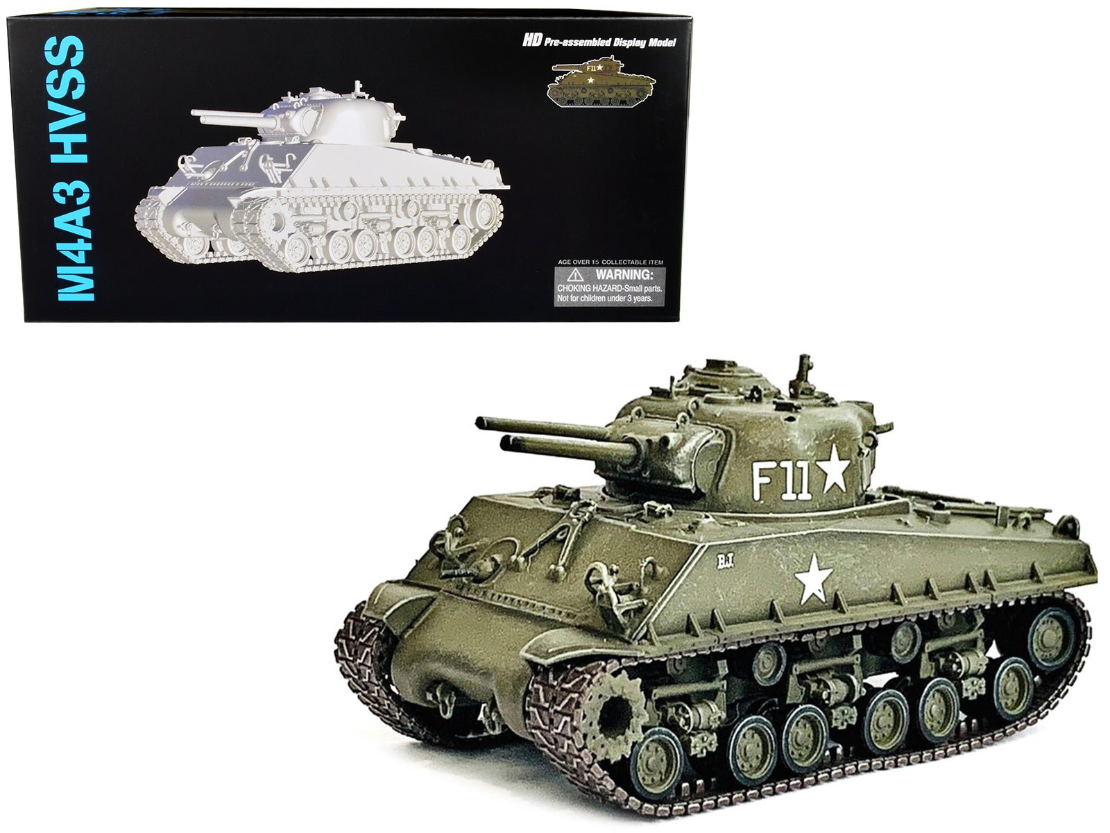 United States M4A3 HVSS POA - CWS - H5 Flamethrower Tank Olive Drab F11 "Korea" (1951) "NEO Dragon Armor" Series 1/72 Plastic Model by Dragon Models free shipping USA - Rapid Vehicles