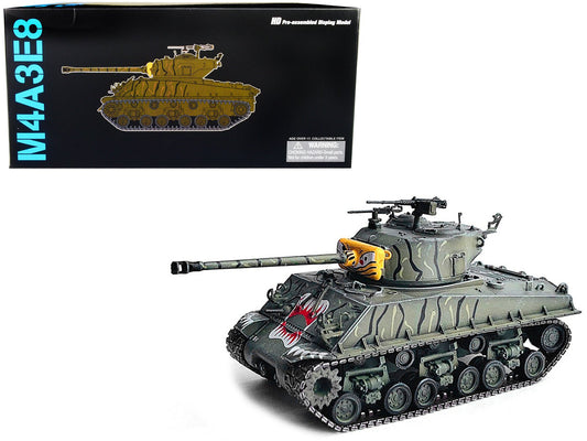 United States M4A3E8 Sherman "Tiger Face" Tank "24th Infantry Div. Han River Korea" (1951) "NEO Dragon Armor" Series 1/72 Plastic Model by Dragon Models free shipping USA - Rapid Vehicles