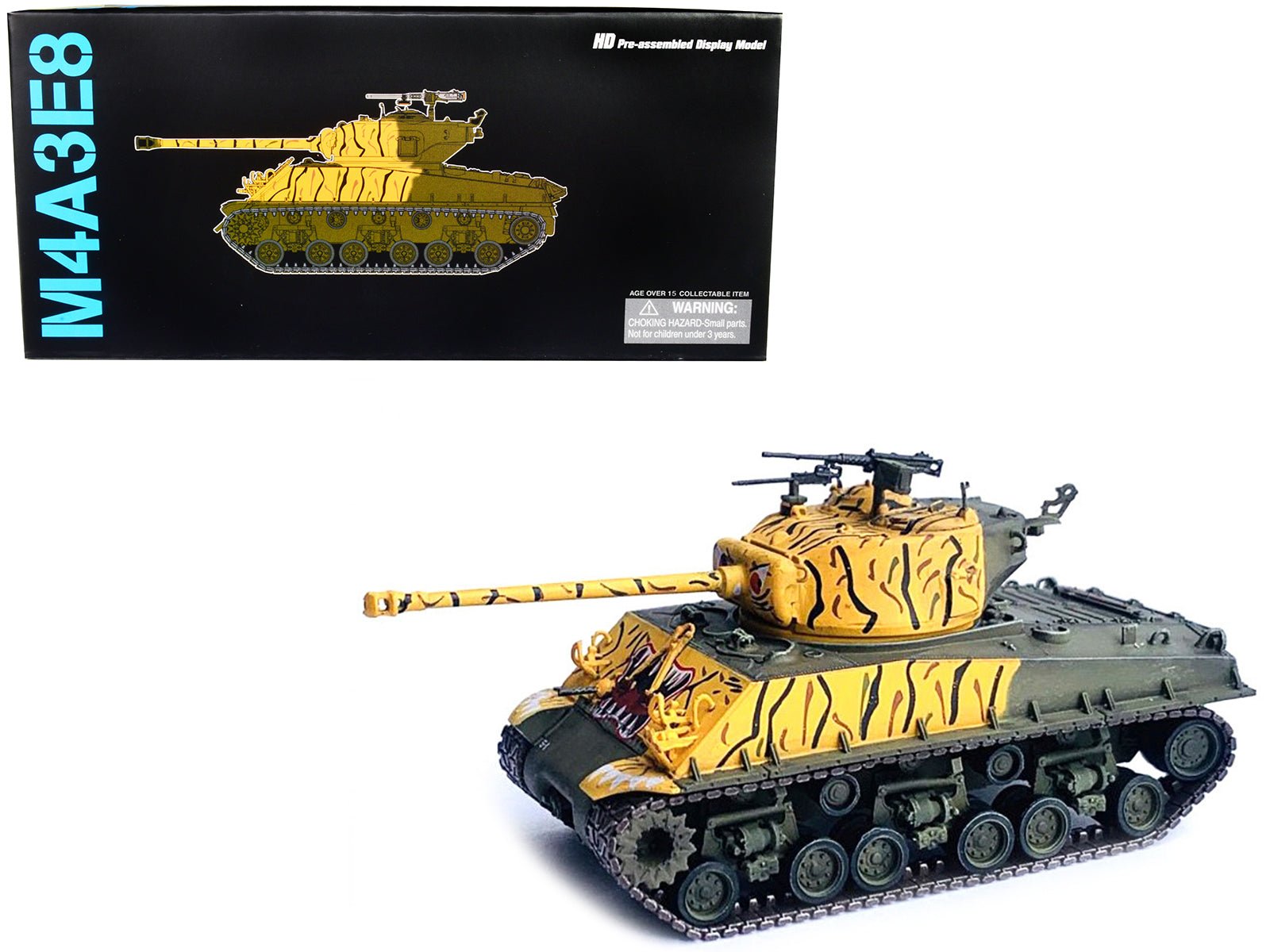 United States M4A3E8 Sherman "Tiger Face" Tank "24th Infantry Div. Korea" (1951) "NEO Dragon Armor" Series 1/72 Plastic Model by Dragon Models free shipping USA - Rapid Vehicles