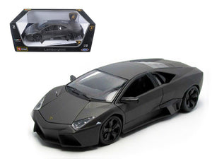 Lamborghini Reventon Dark Matt Gray 1/18 Diecast Model Car by Bburago - Premium  from Rapidvehicles - Just $82.99! Shop now at Rapidvehicles