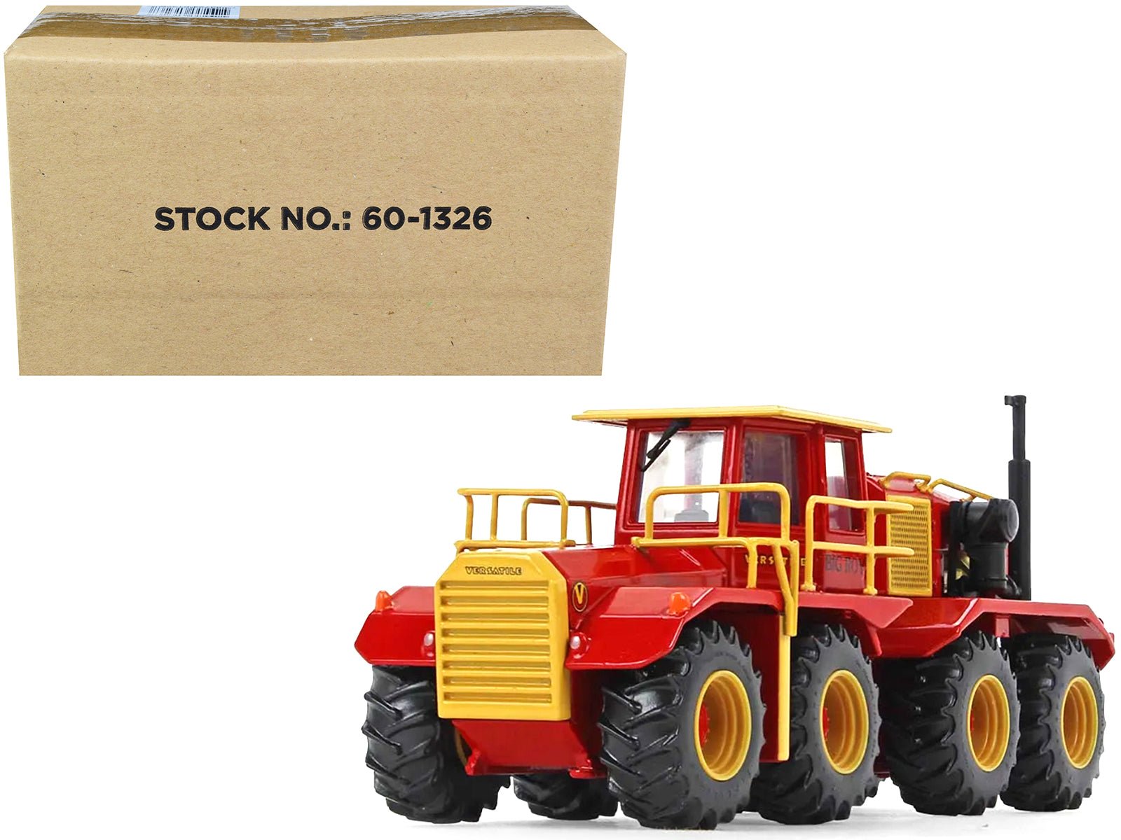 Versatile "Big Roy" 1080 Tractor (Restoration Version) Red and Yellow 1/64 Diecast Model by First Gear free shipping USA - Rapid Vehicles