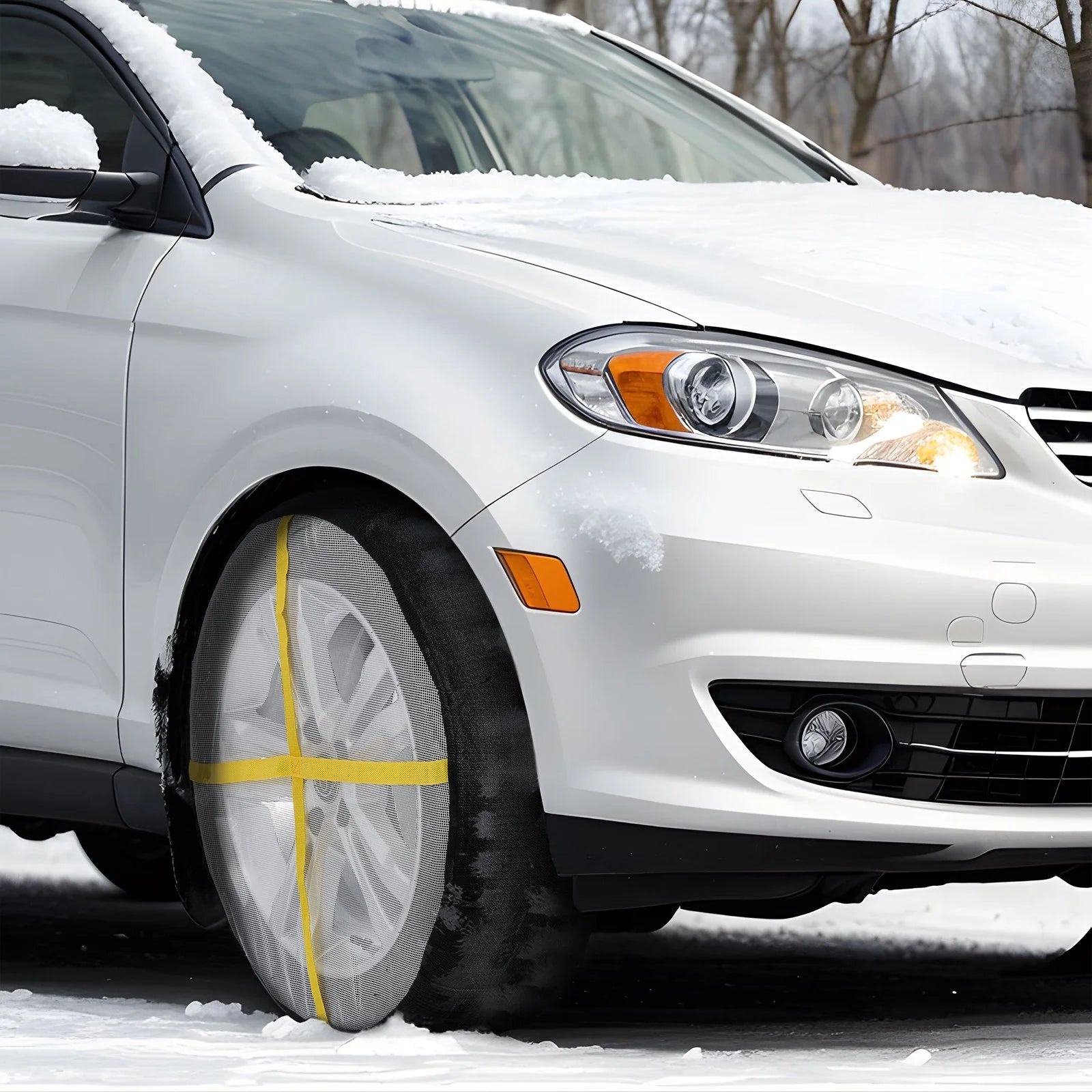 VEVOR Thickened Snow Socks for Tires Full Coverage Snow Traction Tire Cover - Rapid Vehicles