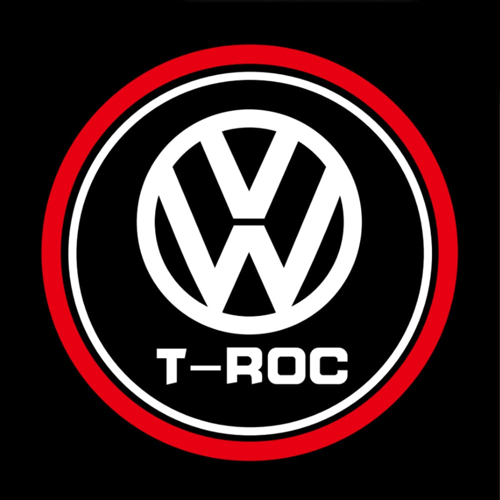 Volkswagen T-ROC Premium Door Puddle Lights Various Designs 2017-2026
