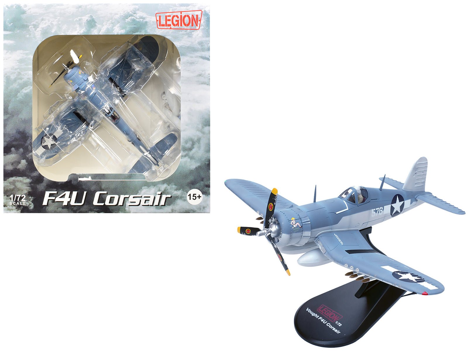 Vought F4U - 1A Corsair Fighter Aircraft "Marines Dream Capt. Edwin Olander VMF - 214 Black Sheep Vella Lavella Solomon Islands" (1943) United States Marine Corps 1/72 Diecast Model by Legion free shipping USA - Rapid Vehicles