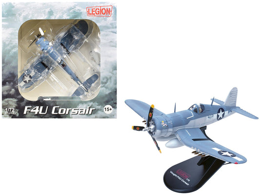 Vought F4U - 1A Corsair Fighter Aircraft "Marines Dream Capt. Edwin Olander VMF - 214 Black Sheep Vella Lavella Solomon Islands" (1943) United States Marine Corps 1/72 Diecast Model by Legion free shipping USA - Rapid Vehicles