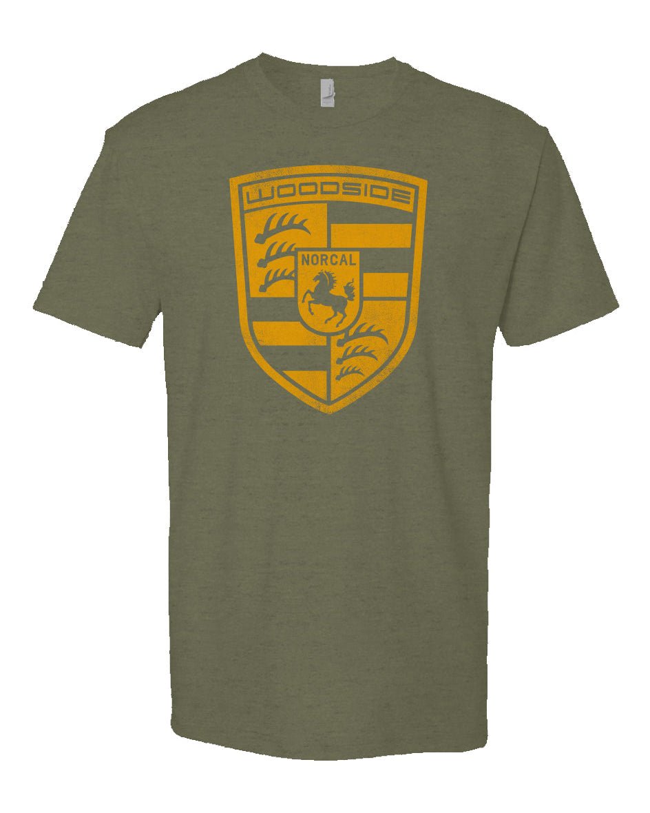 Woodside NorCal Porsche Heather T-Shirt (front only) - Rapid Vehicles