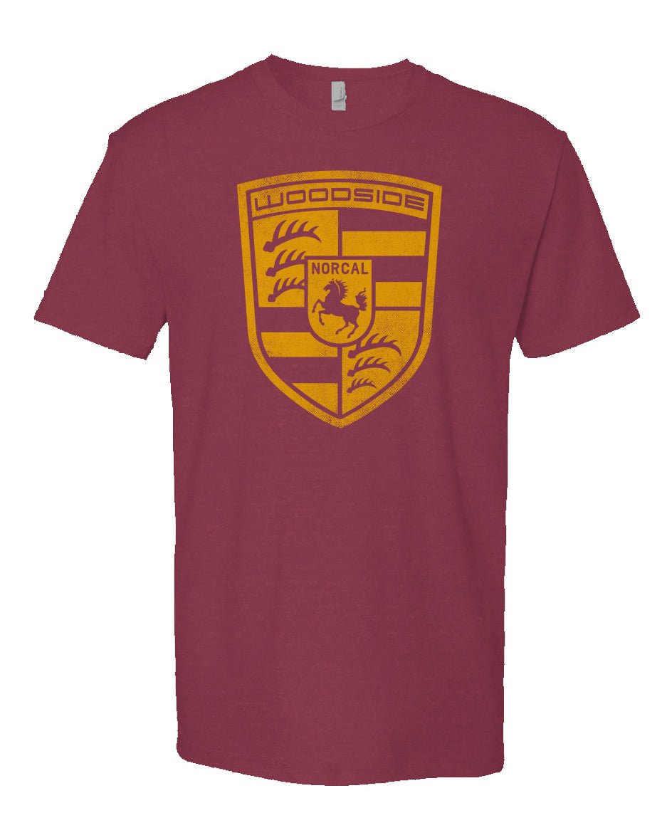 Woodside NorCal Porsche Heather T-Shirt (front only) - Rapid Vehicles