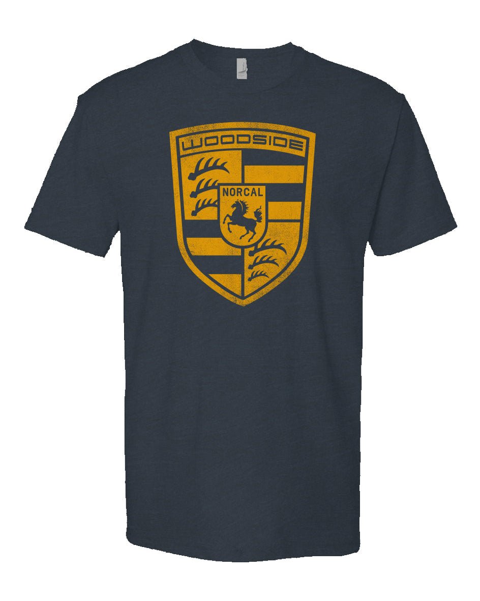 Woodside NorCal Porsche Heather T-Shirt (front only) - Rapid Vehicles