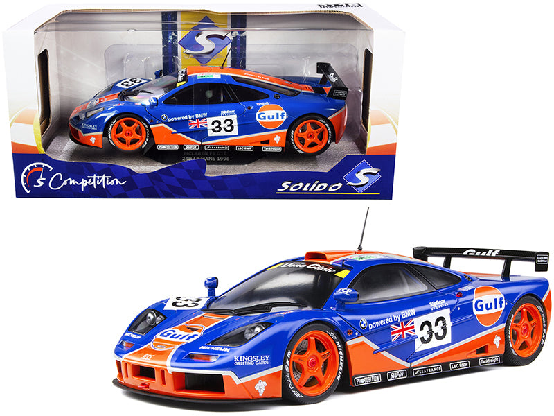 McLaren F1 GTR #33 R. Bellm - J.J. Lehto - J. Weaver "Gulf Oil" - Premium  from Rapidvehicles - Just $107.09! Shop now at Rapidvehicles