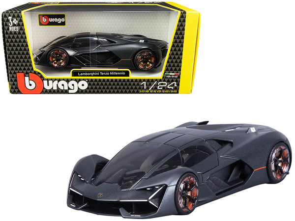 Lamborghini Terzo Millennio Dark Gray Metallic with Black Top and