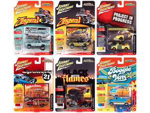 "Street Freaks" 2021 Set A of 6 Cars Release 2 1/64 Diecast Model Cars by Johnny Lightning - Premium  from Rapidvehicles - Just $61.99! Shop now at Rapidvehicles