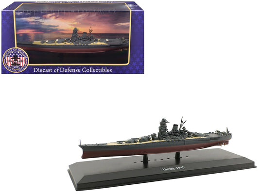 Yamato Battleship "Imperial Japanese Navy" (1945) 1/1100 Diecast Model by Diecast of Defense free shipping USA - Rapid Vehicles