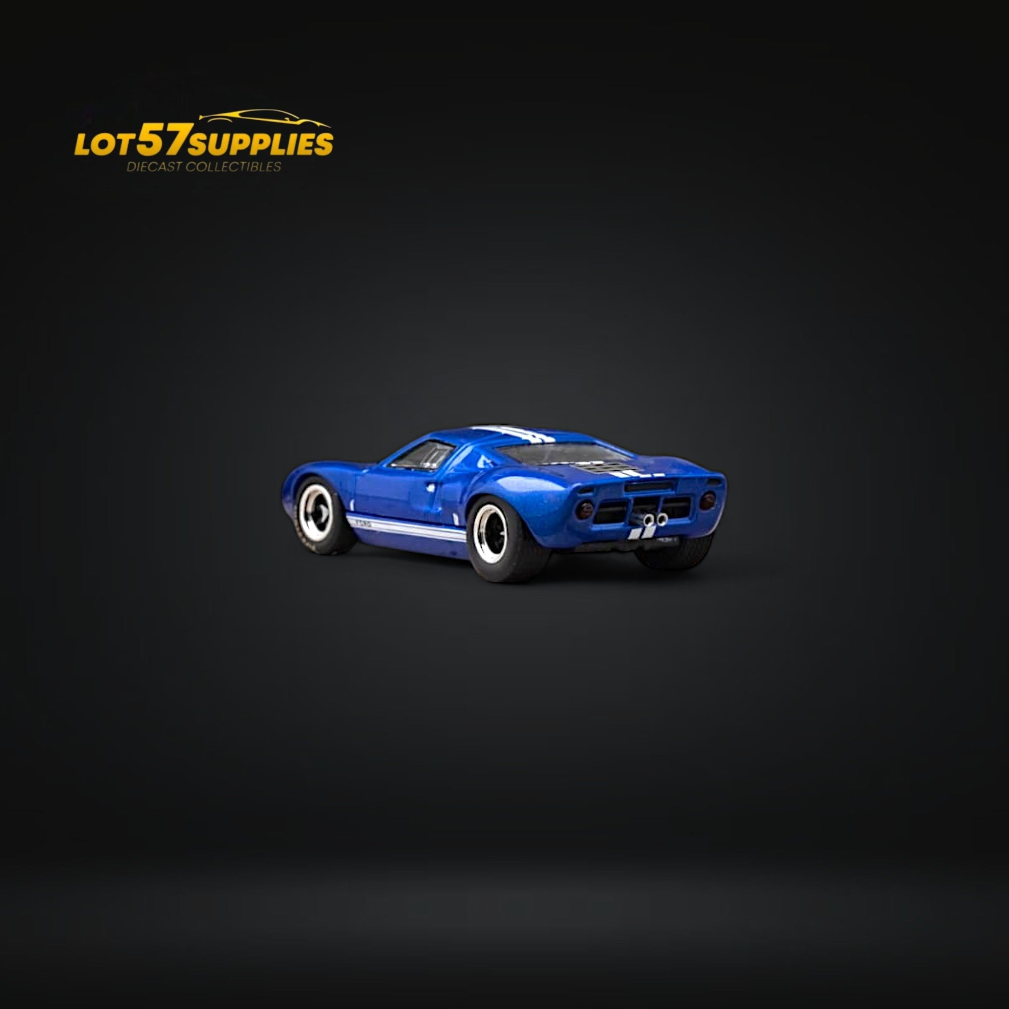 Zoom Ford GT40 MK1 Blue 2 1:64 - Rapid Vehicles