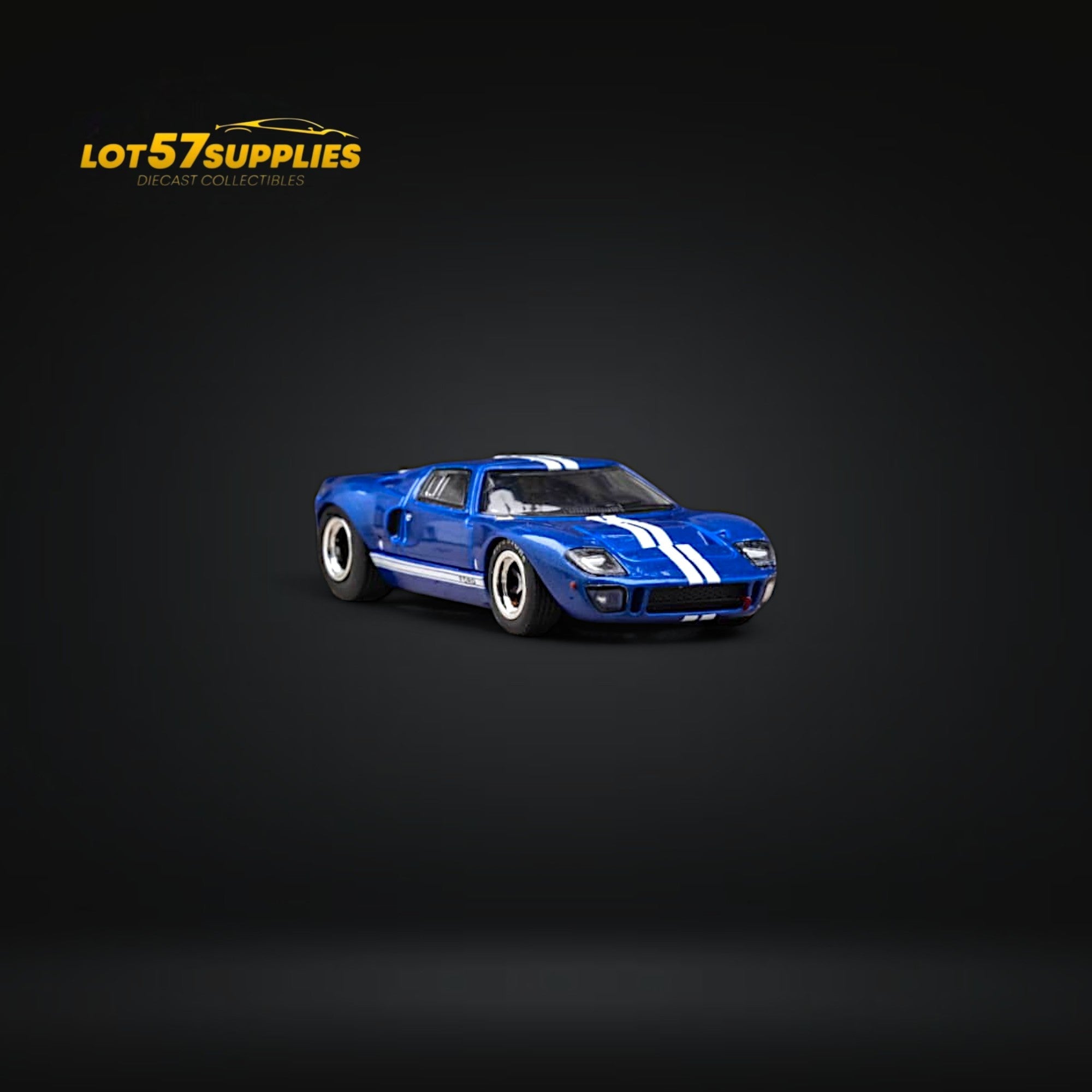 Zoom Ford GT40 MK1 Blue 2 1:64 - Rapid Vehicles