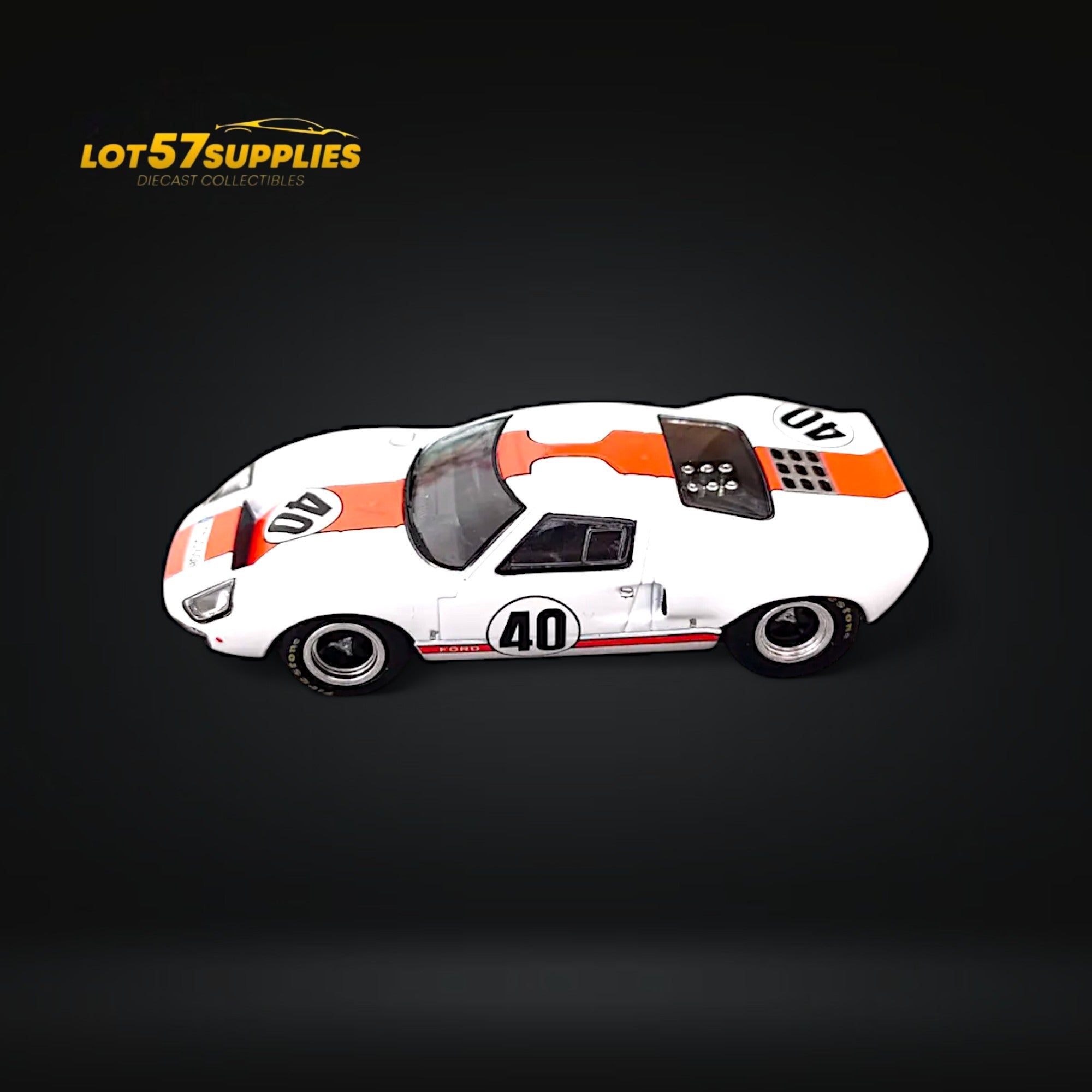 Zoom Ford GT40 MK1 Gulf Livery 1:64 - Rapid Vehicles