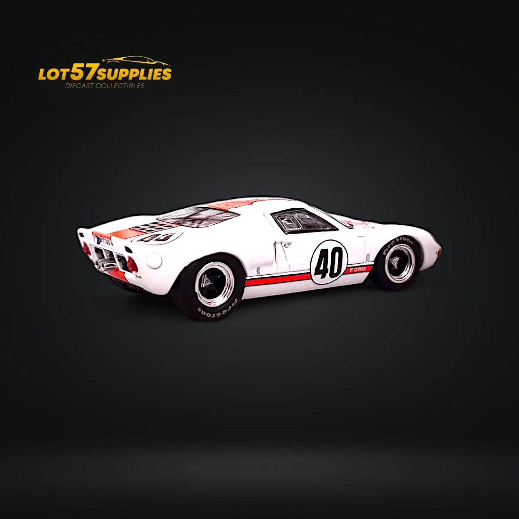Zoom Ford GT40 MK1 Gulf Livery 1:64 - Rapid Vehicles